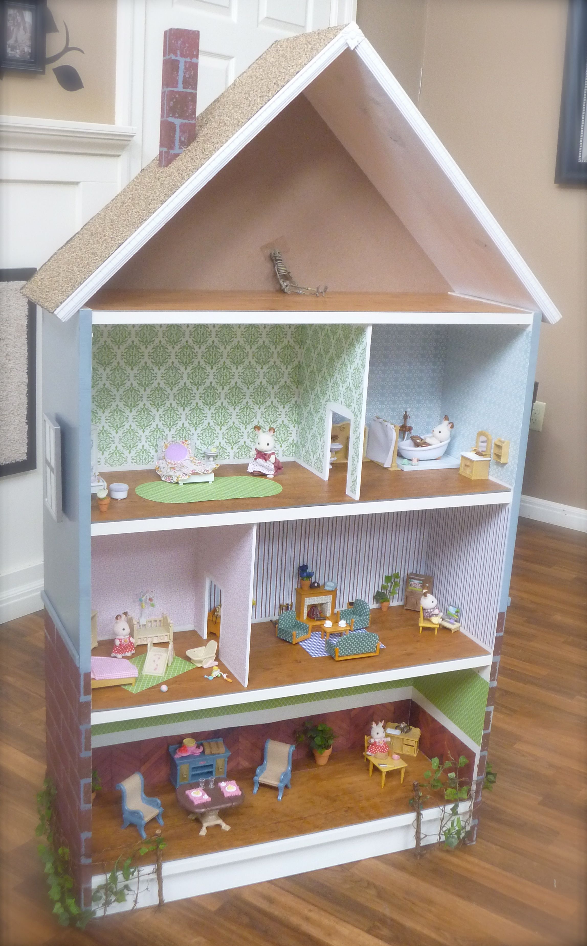 ana white dollhouse bookcase